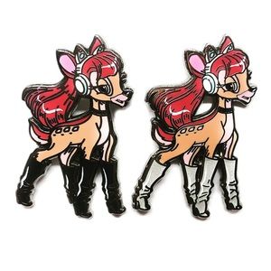Ariana Grande x Disney Bambi Black Boot Enamel Pin